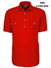 Load image into Gallery viewer, MENS - PILBARA CLOSED FRONT S/S WORKSHIRT