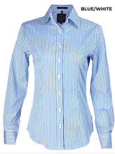 Load image into Gallery viewer, LADIES - PILBARA STRIPE WORKSHIRTS - RMPC013