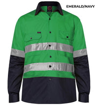 Load image into Gallery viewer, MENS - OPEN FRONT WORKSHIRT WITH 3M TAPE - RM1050R
