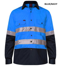 Load image into Gallery viewer, MENS - OPEN FRONT WORKSHIRT WITH 3M TAPE - RM1050R