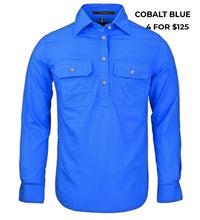 Load image into Gallery viewer, LADIES - PILBARA CLOSED FRONT WORKSHIRT