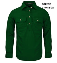 Load image into Gallery viewer, LADIES - PILBARA CLOSED FRONT WORKSHIRT