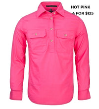 Load image into Gallery viewer, LADIES - PILBARA CLOSED FRONT WORKSHIRT