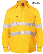 Load image into Gallery viewer, MENS - OPEN FRONT WORKSHIRT WITH 3M TAPE - RM1040R