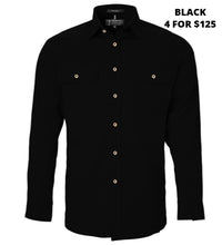 Load image into Gallery viewer, MENS - PILBARA OPEN FRONT WORKSHIRT