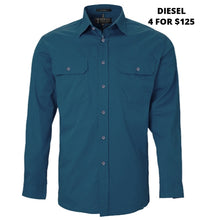 Load image into Gallery viewer, MENS - PILBARA OPEN FRONT WORKSHIRT