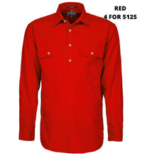 Load image into Gallery viewer, MENS - PILBARA CLOSED FRONT WORKSHIRT
