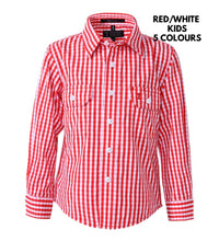 Load image into Gallery viewer, KIDS- PILBARA CHECK WORKSHIRT RMPC001