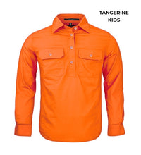 Load image into Gallery viewer, KIDS - PILBARA CLOSED FRONT WORK SHIRT RM400CF