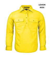 Load image into Gallery viewer, KIDS - PILBARA CLOSED FRONT WORK SHIRT RM400CF