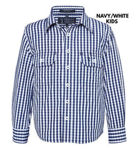 Load image into Gallery viewer, KIDS- PILBARA CHECK WORKSHIRT RMPC001