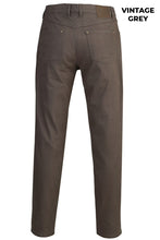 Load image into Gallery viewer, MENS - COTTON STRETCH JEANS - WHISKEY/WHEAT/VINTAGE GREY/BONE