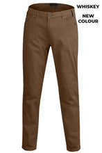 Load image into Gallery viewer, MENS - COTTON STRETCH JEANS - WHISKEY/WHEAT/VINTAGE GREY/BONE