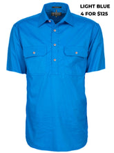 Load image into Gallery viewer, MENS - PILBARA CLOSED FRONT S/S WORKSHIRT
