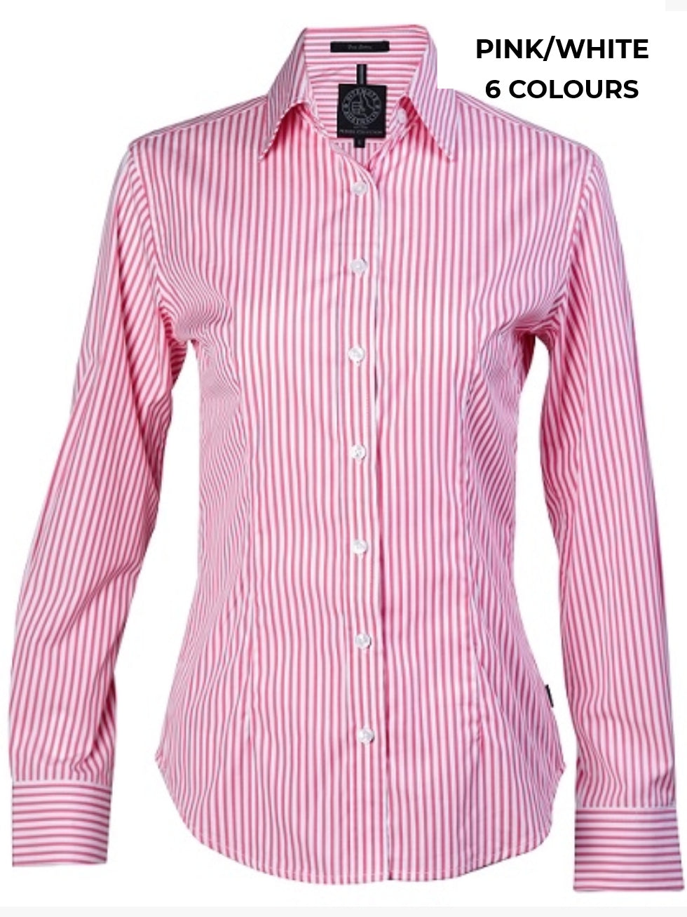 LADIES - PILBARA STRIPE WORKSHIRTS