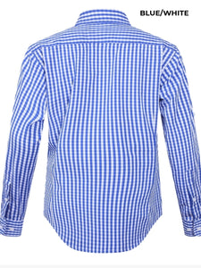 LADIES - PILBARA CHECK COTTON WORKSHIRT - RMPC003