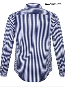 LADIES - PILBARA CHECK COTTON WORKSHIRT - RMPC003