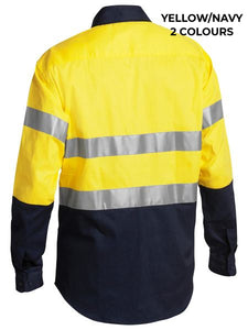 MENS - OPEN FRONT WORKSHIRT WITH 3M TAPE - BT6456