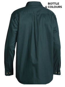 MENS - OPEN FRONT WORKSHIRT - BS6433