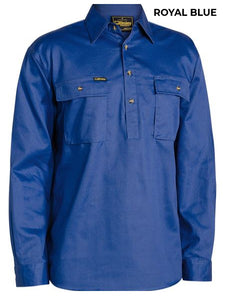 MENS - CLOSED FRONT WORKSHIRT - BSC6433