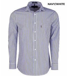 MENS - PILBARA STRIPE WORKSHIRT - RMPCO12