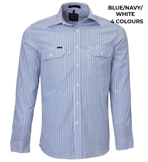 MENS - PILBARA CHECK WORKSHIRT - RMPC011