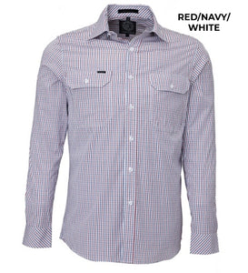 MENS - PILBARA CHECK WORKSHIRT