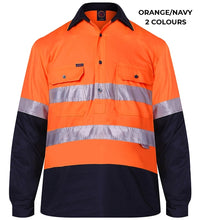 Load image into Gallery viewer, MENS - CLOSED FRONT WORKSHIRT WITH 3M TAPE - RM105CFR
