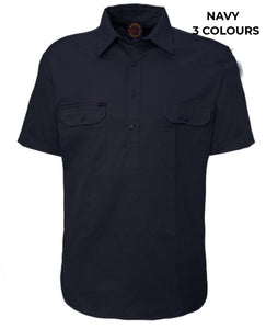 MENS - CLOSED FRONT WORKSHIRT - RM100CFS
