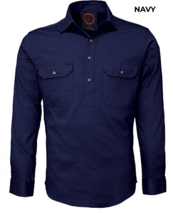MENS - CLOSED FRONT WORKSHIRT - RM100CF