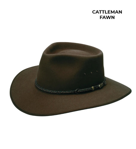 R.M.Williams Akubra Cattleman Hat - Natural - Hats