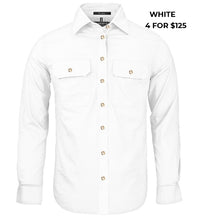 Load image into Gallery viewer, LADIES - PILBARA OPEN FRONT WORKSHIRT
