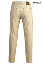 Load image into Gallery viewer, MENS - COTTON STRETCH JEANS - WHISKEY/WHEAT/VINTAGE GREY/BONE
