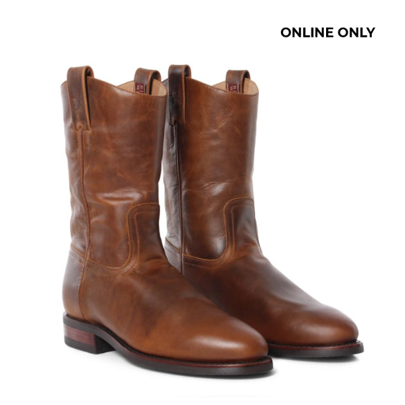 MENS - KIMBERLEY HIGH BOOT - BURNT BROWN